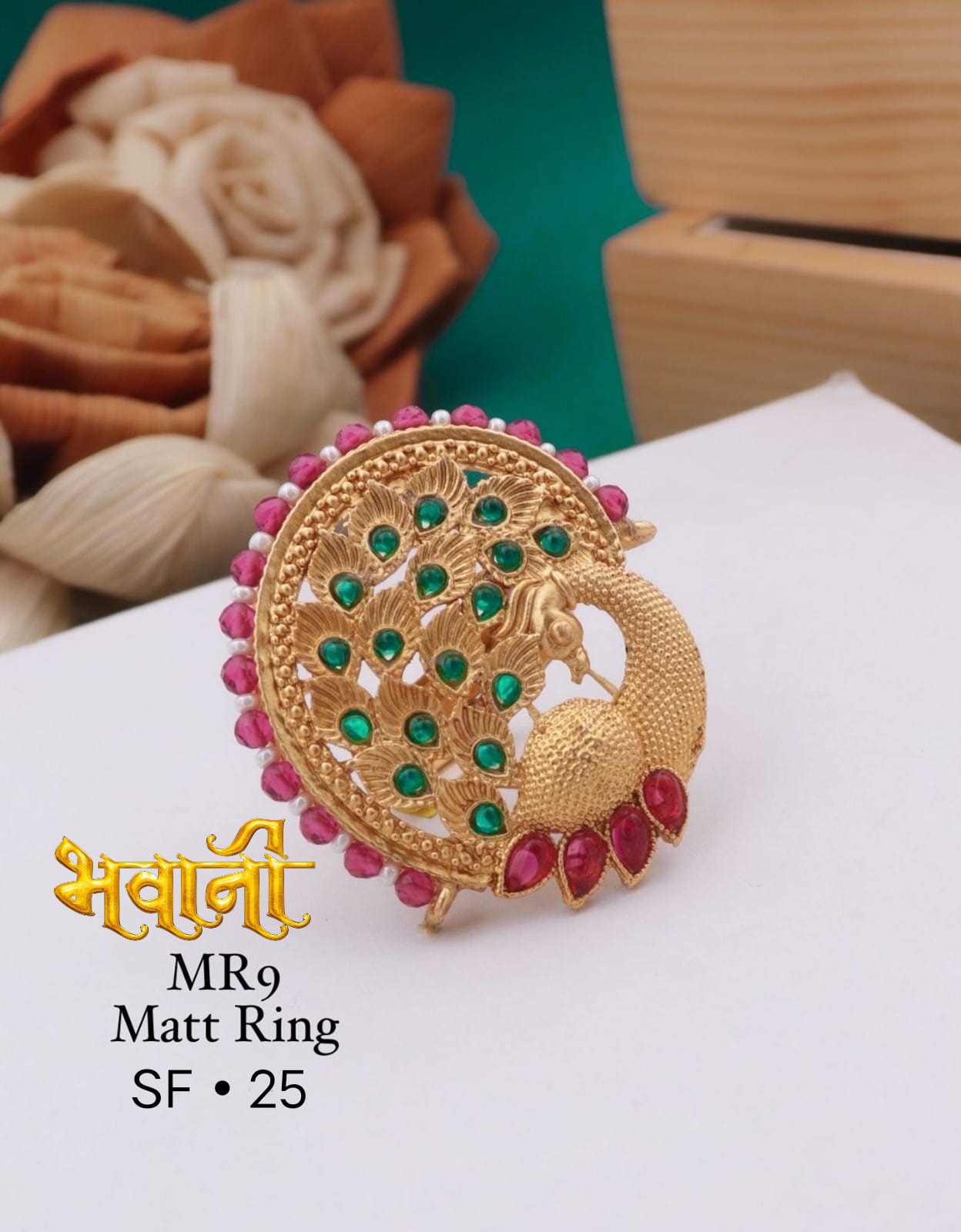 Matt Ladies finger Ring