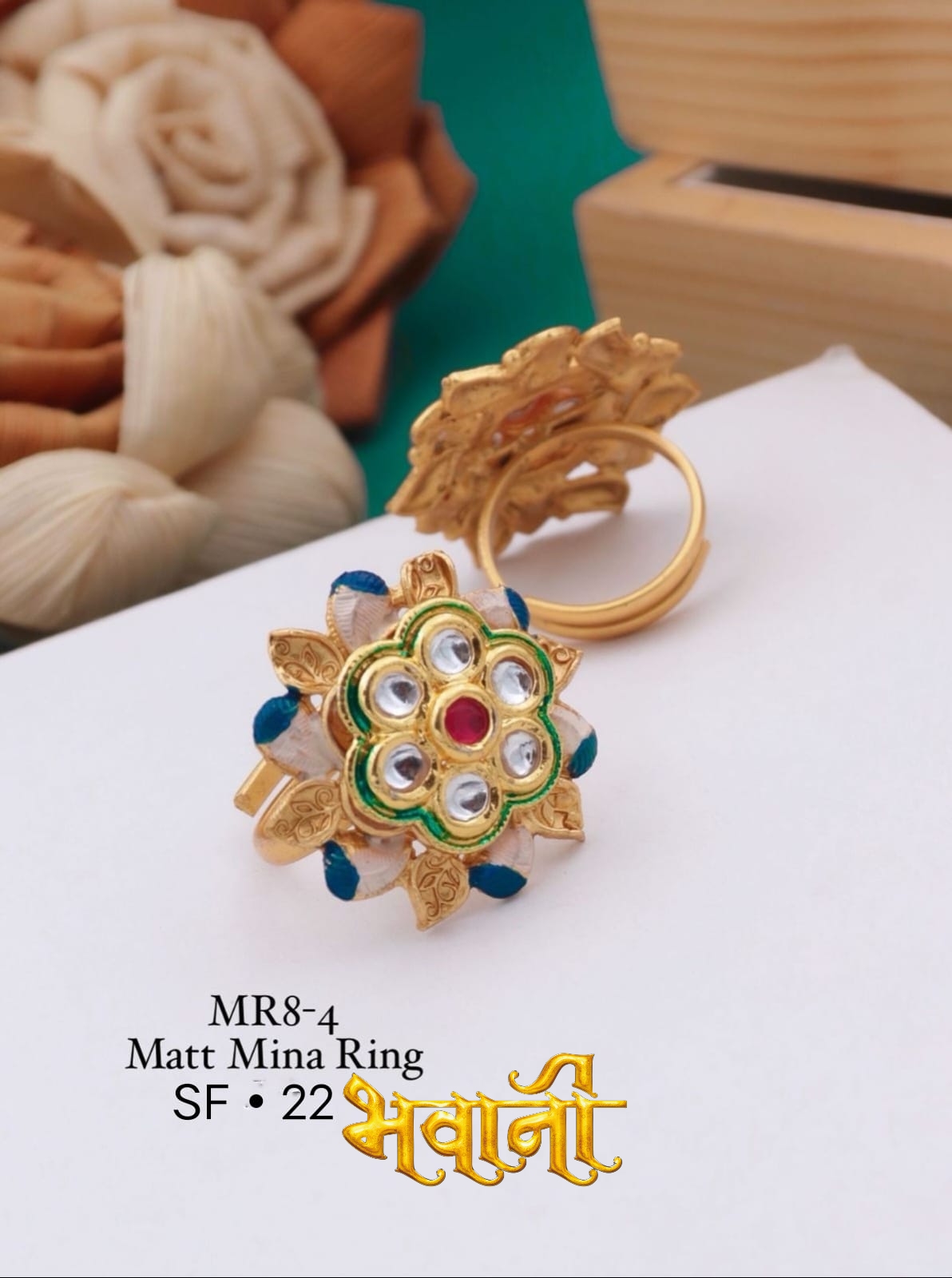 Matt Ladies finger Ring