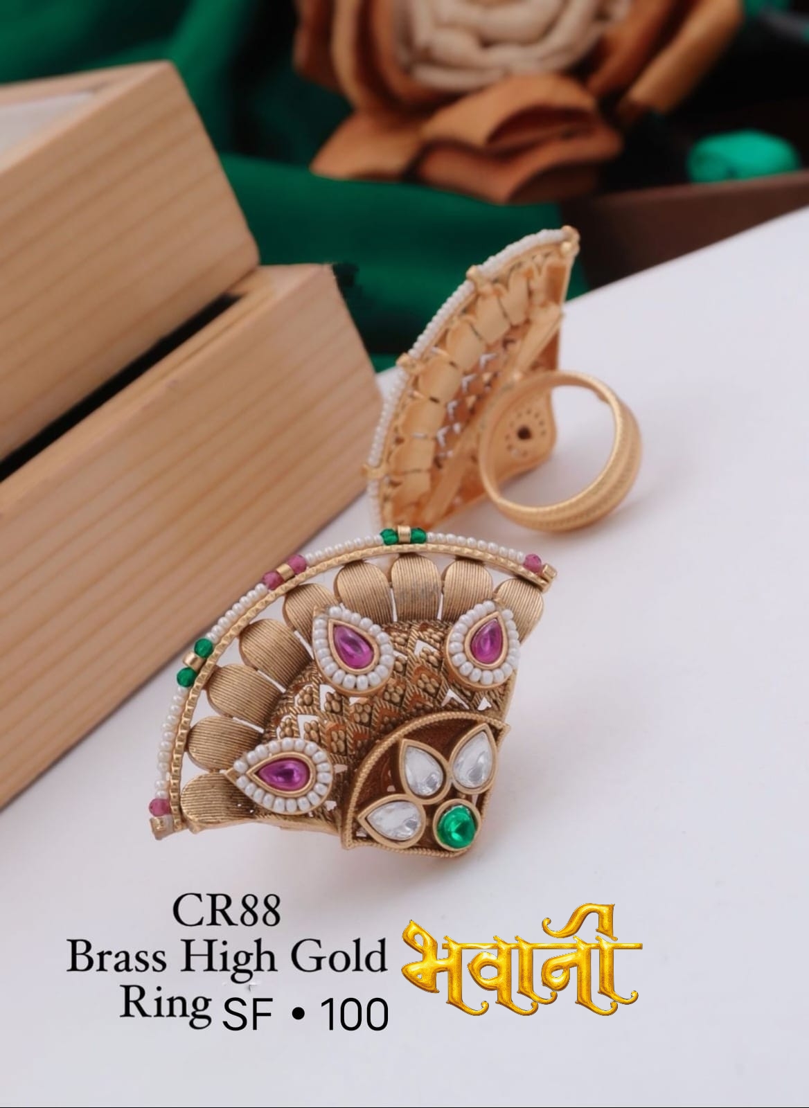 Matt Ladies finger Ring